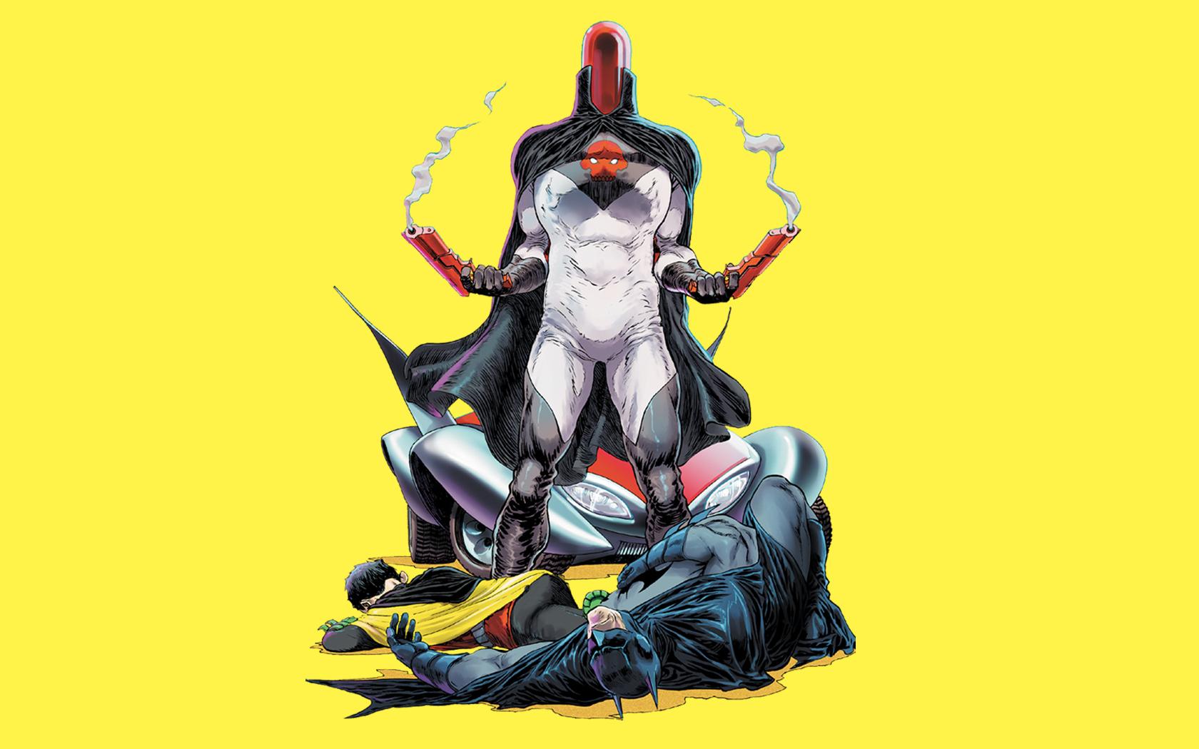 batman, Robin, Dc, Comics, Comics, Red, Hood Wallpaper