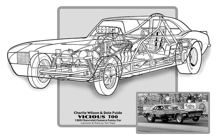 1968, Chevrolet, Chevy, Camaro, Funny, Car, Drag, Cutaway, Usa,  01 HD Wallpaper Desktop Background