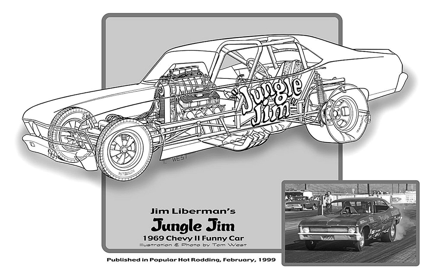1969, Chevrolet, Chevy, Nova, Ii, Funny, Car, Drag, Cutaway, Usa,  01 Wallpaper