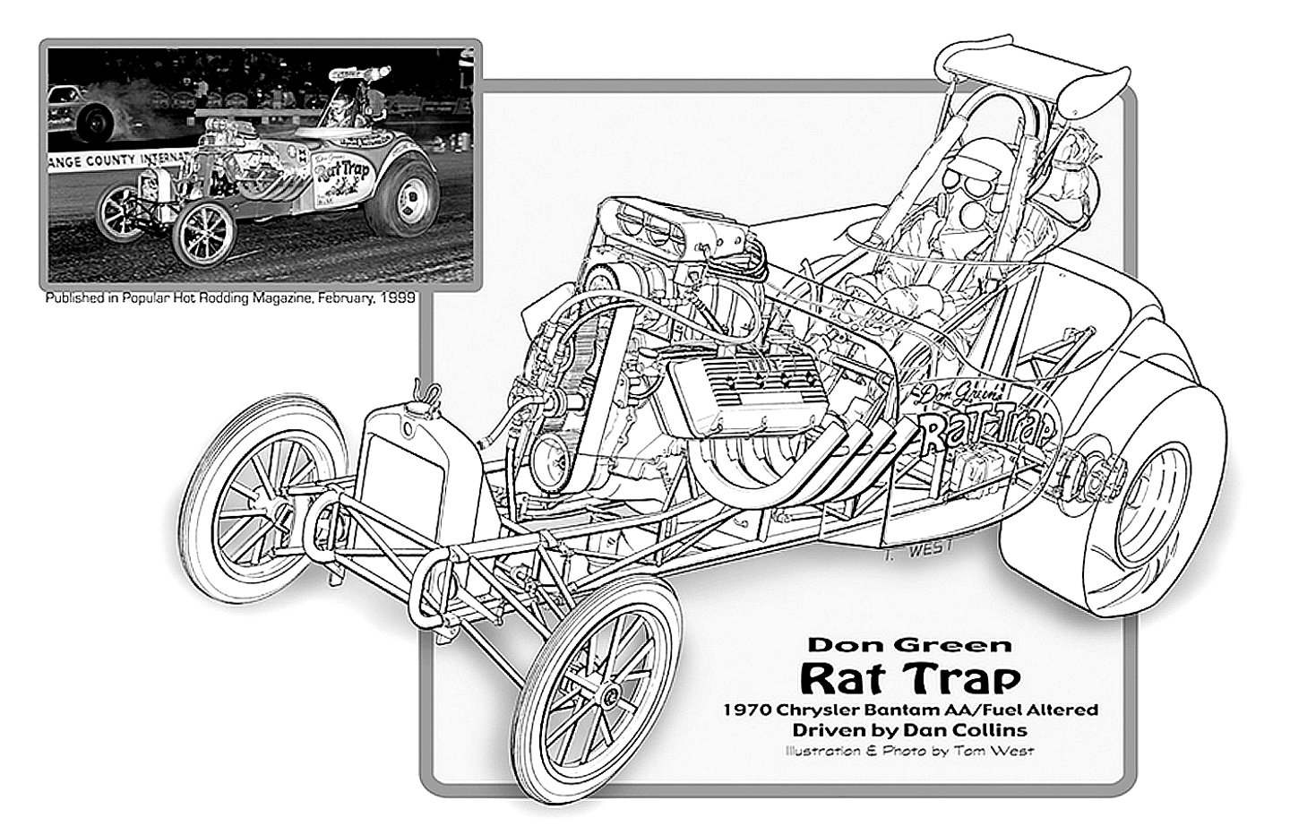 1970, Chrysler, Bantam, Aa, Fuel, Altered, Drag, Cutaway, Usa,  01 Wallpaper
