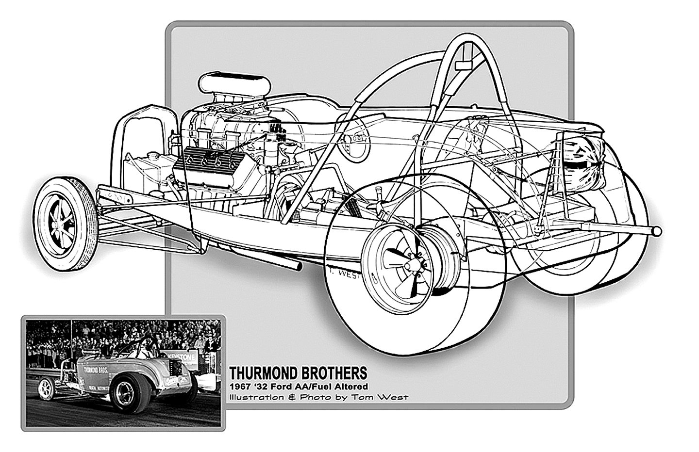 1932, Ford, Roadster, Aa, Fuel, Altered, Drag, Cutaway, Usa,  01 Wallpaper