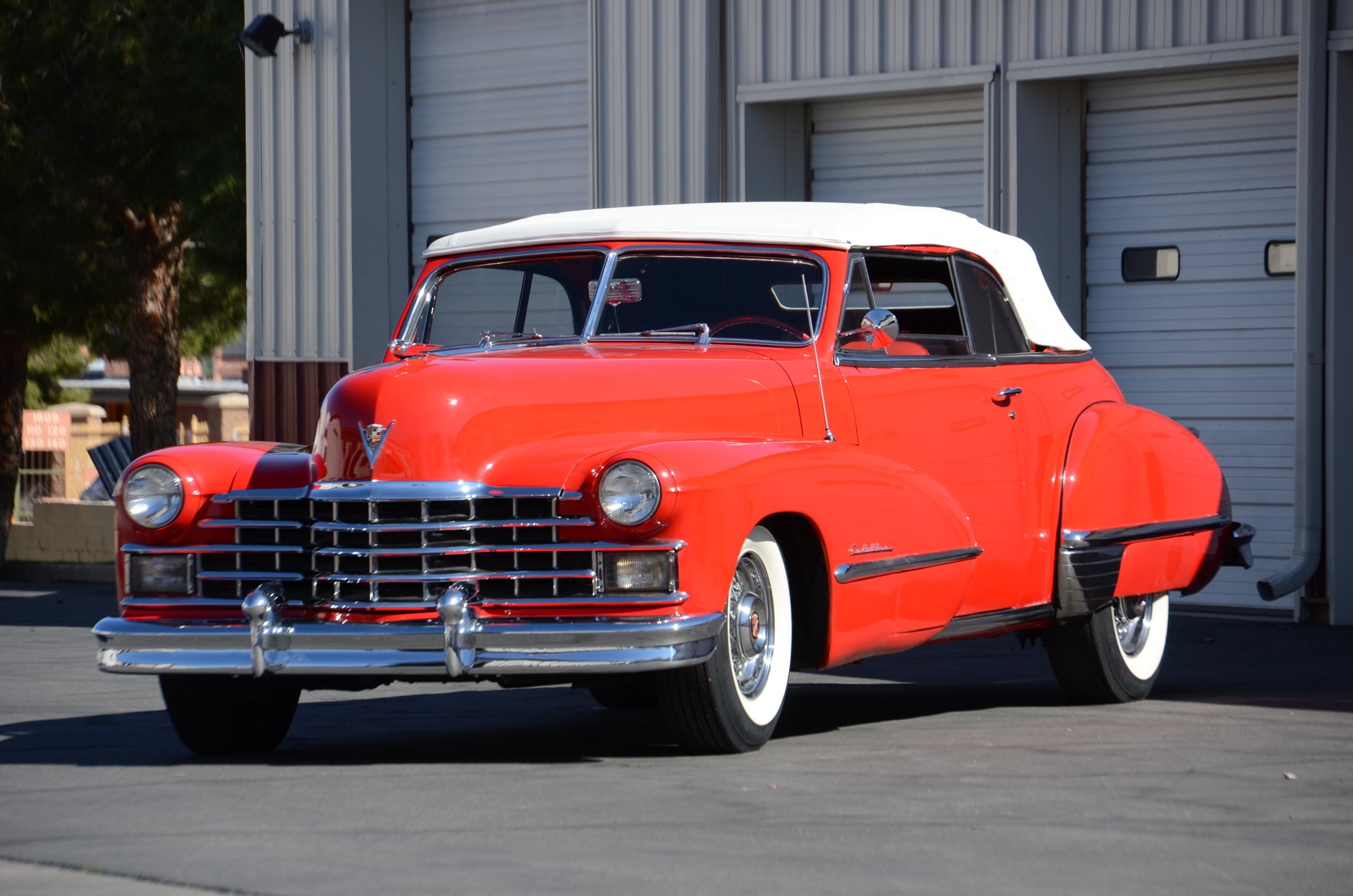 1947, Cadillac, Serie, 63, Convertible, Classic, Old, Vintage, Retro, Red, Usa, 2400x1590 02 Wallpaper