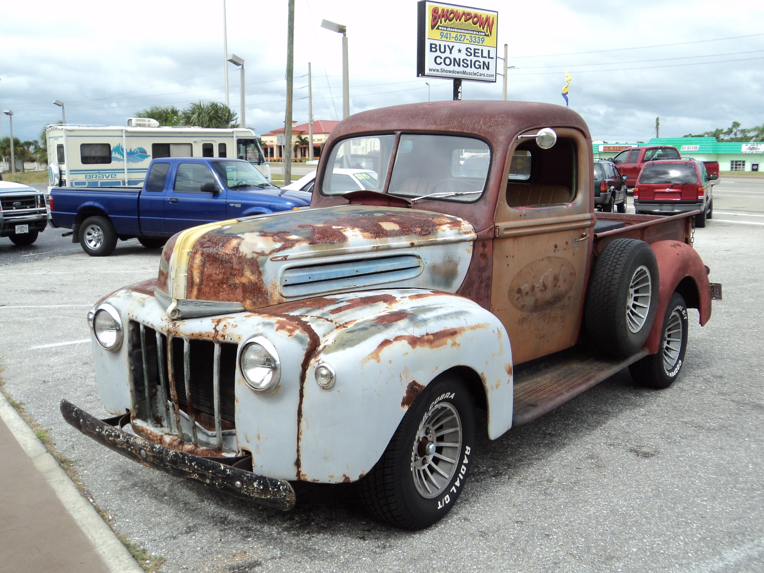 1947, Ford, F100, Pickup, Ratrod, Hotrod, Rat, Rod, Hot, Usa, 2592x1944 02 Wallpaper