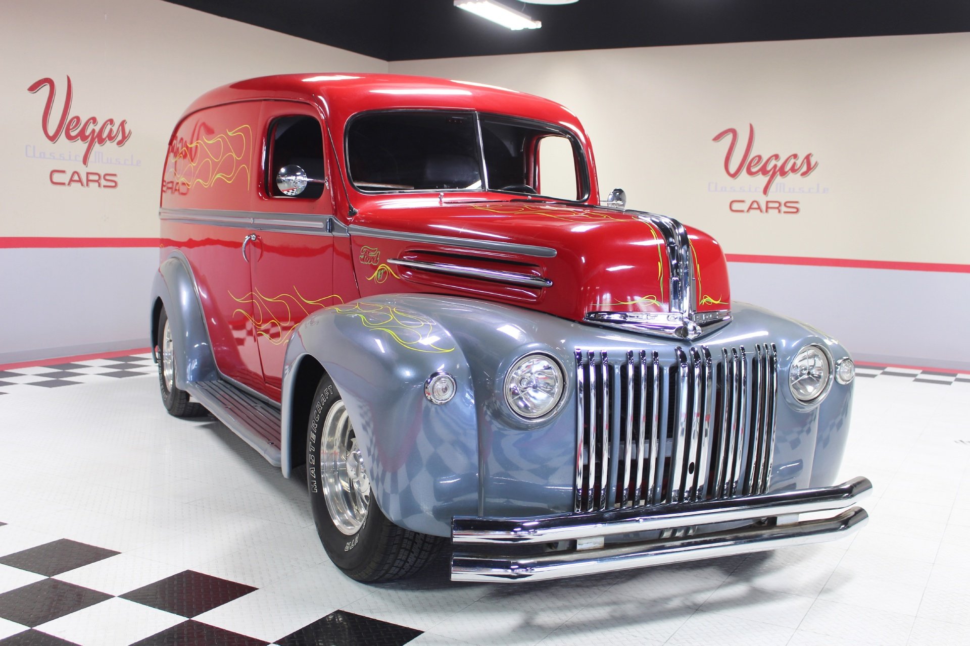 1947, Ford, Panel, Van, Street, Rod, Streetrod, Custom, Usa,  13 Wallpaper