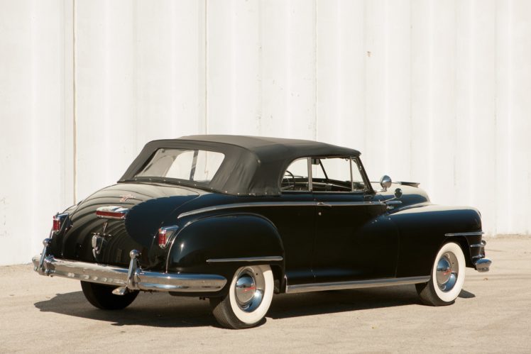 1948, Chrysler, New, Yorker, Convertible, Black, Classic, Old, Vintage, Usa, 3673×2449 02 HD Wallpaper Desktop Background