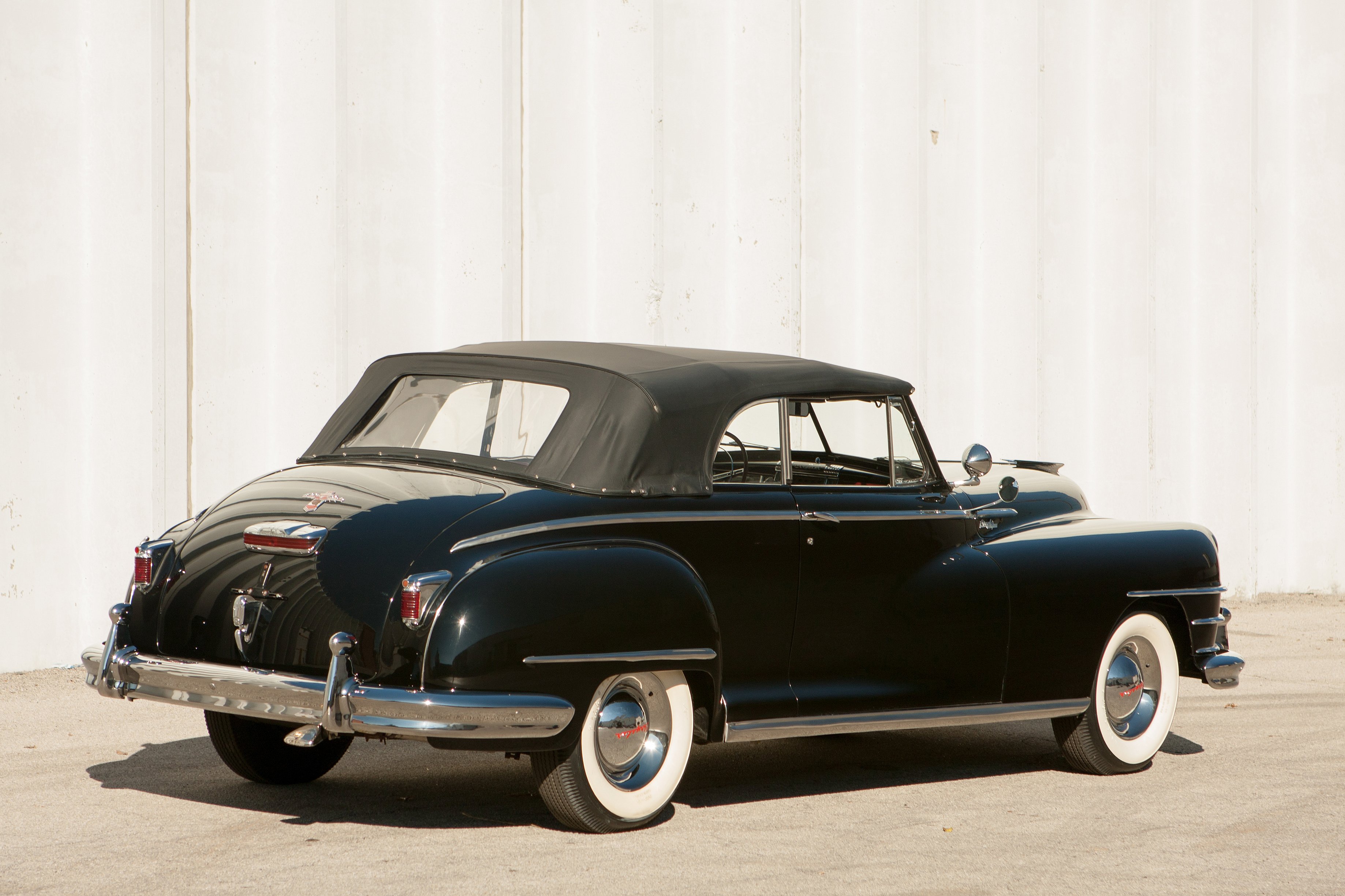 1948, Chrysler, New, Yorker, Convertible, Black, Classic, Old, Vintage, Usa, 3673x2449 02 Wallpaper