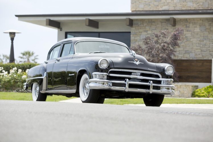 1953, Chrysler, Custom, Imperial, 4 door, Sedan, Cars, Classic HD Wallpaper Desktop Background