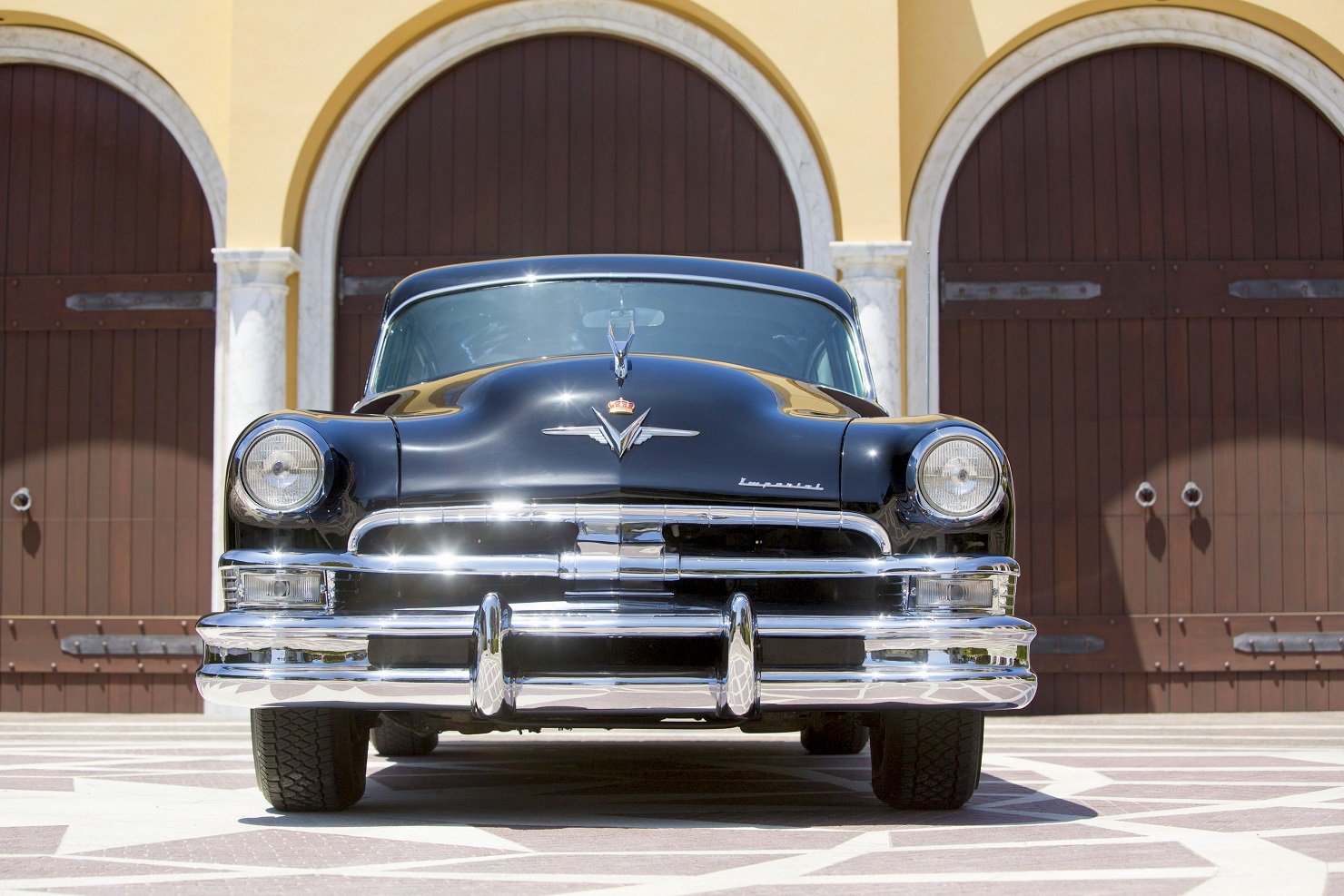 1953, Chrysler, Custom, Imperial, 4 door, Sedan, Cars, Classic Wallpaper