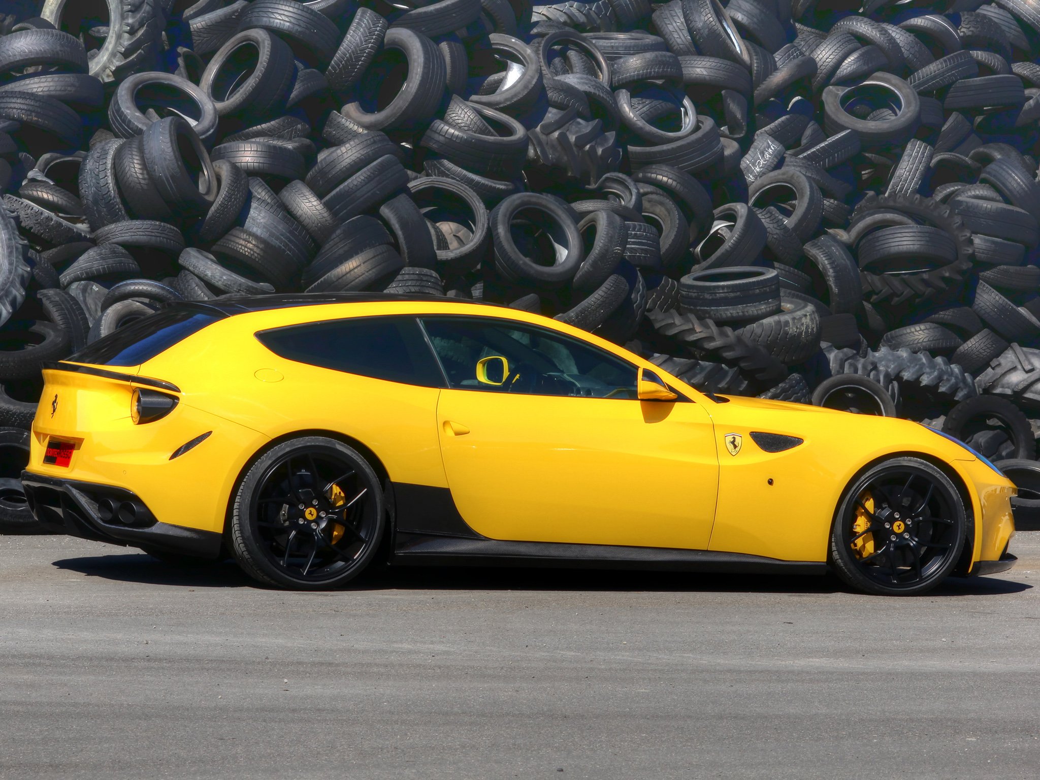 novitec, Rosso, Ferrari ff, Cars, Modified, 2012 Wallpaper