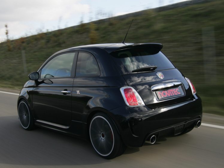 novitec, Fiat, 500, Abarth, Cars, Modified, 2010 HD Wallpaper Desktop Background