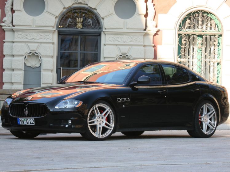 novitec, Tridente, Maserati, Quattroporte s, Cars, Modified, 2010 HD Wallpaper Desktop Background