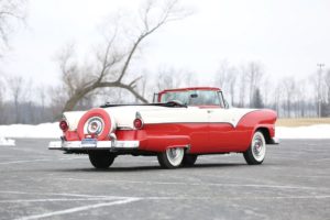 1955, Ford, Fairlane, Sunliner, Convertible, Cars, Classic