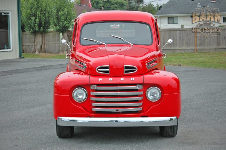 1948, Ford, F1, Pickup, Red, Classic, Old, Vintage, Usa, 1500×1000 05 HD Wallpaper Desktop Background