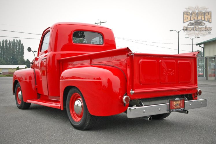 1948, Ford, F1, Pickup, Red, Classic, Old, Vintage, Usa, 1500×1000 07 HD Wallpaper Desktop Background