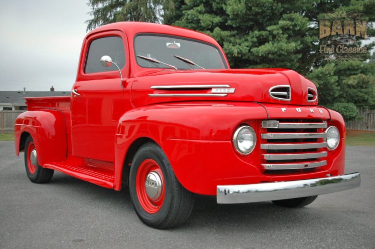 1948, Ford, F1, Pickup, Red, Classic, Old, Vintage, Usa, 1500×1000 10 HD Wallpaper Desktop Background