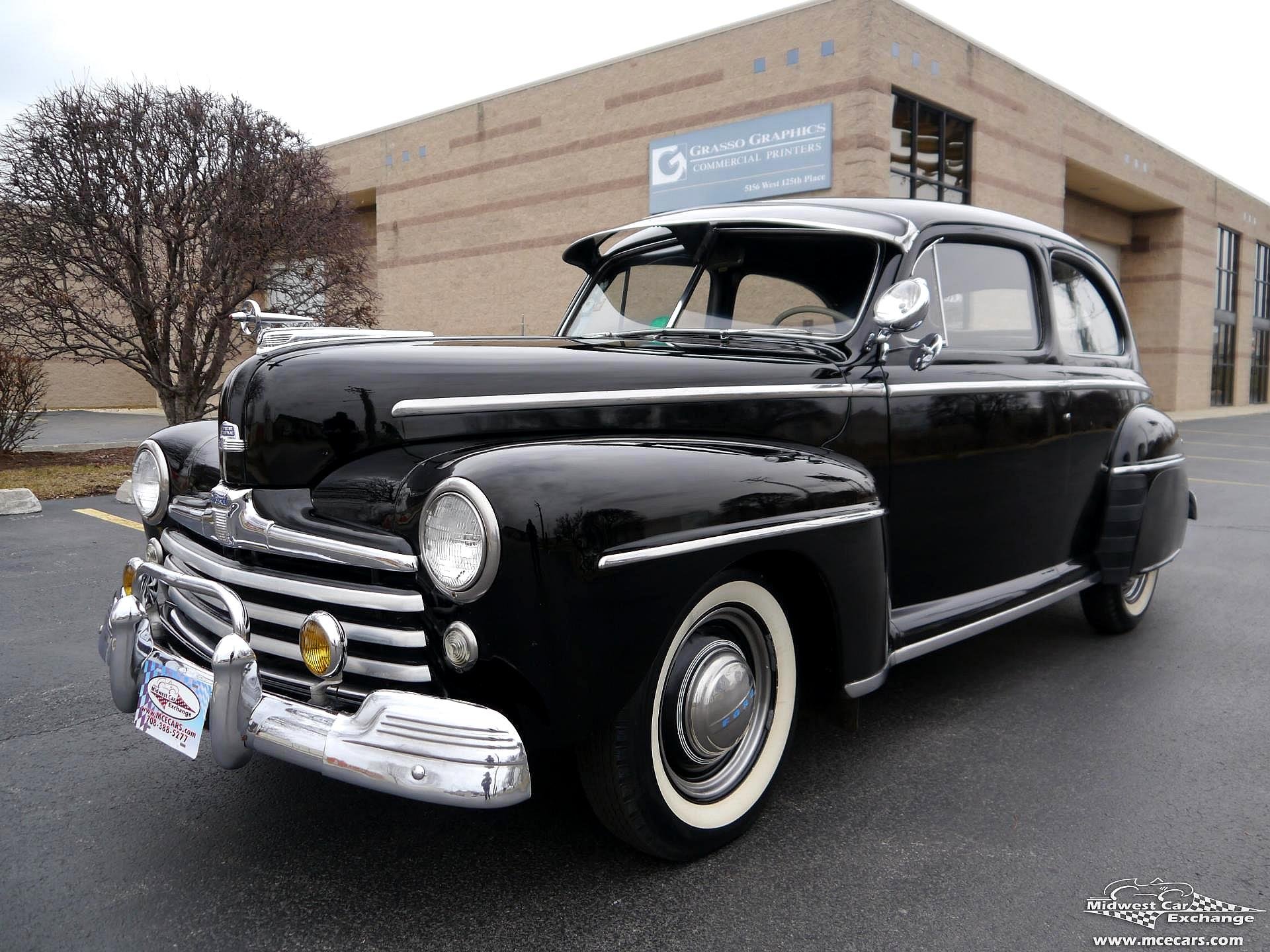 1948, Ford, Super, Deluxe, Sedan, Two, Door, Classic, Old, Vintage ...