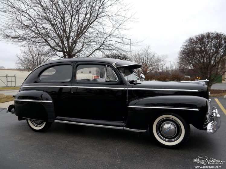 1948, Ford, Super, Deluxe, Sedan, Two, Door, Classic, Old, Vintage, Original, Usa,  11 HD Wallpaper Desktop Background