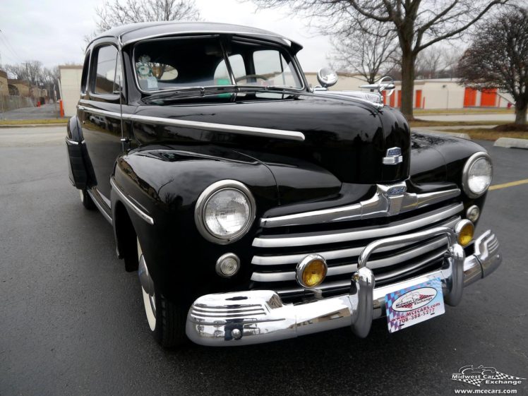 1948, Ford, Super, Deluxe, Sedan, Two, Door, Classic, Old, Vintage, Original, Usa,  14 HD Wallpaper Desktop Background