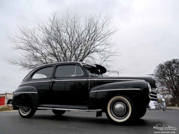 1948, Ford, Super, Deluxe, Sedan, Two, Door, Classic, Old, Vintage, Original, Usa,  21 HD Wallpaper Desktop Background