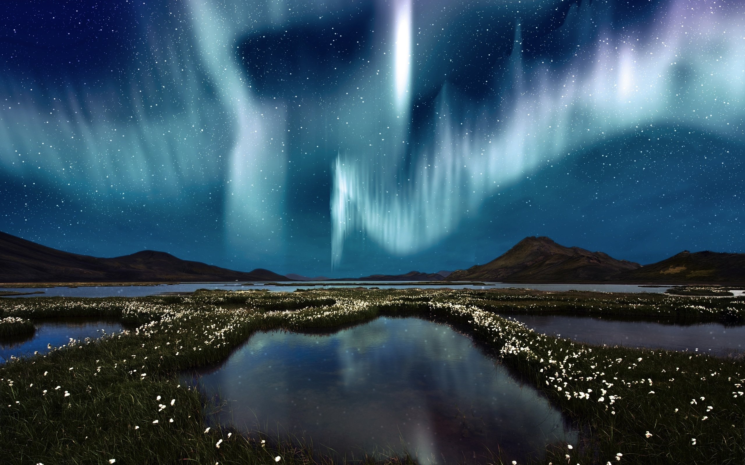 aurora, Boreai, Naturalezal, Artico Wallpaper