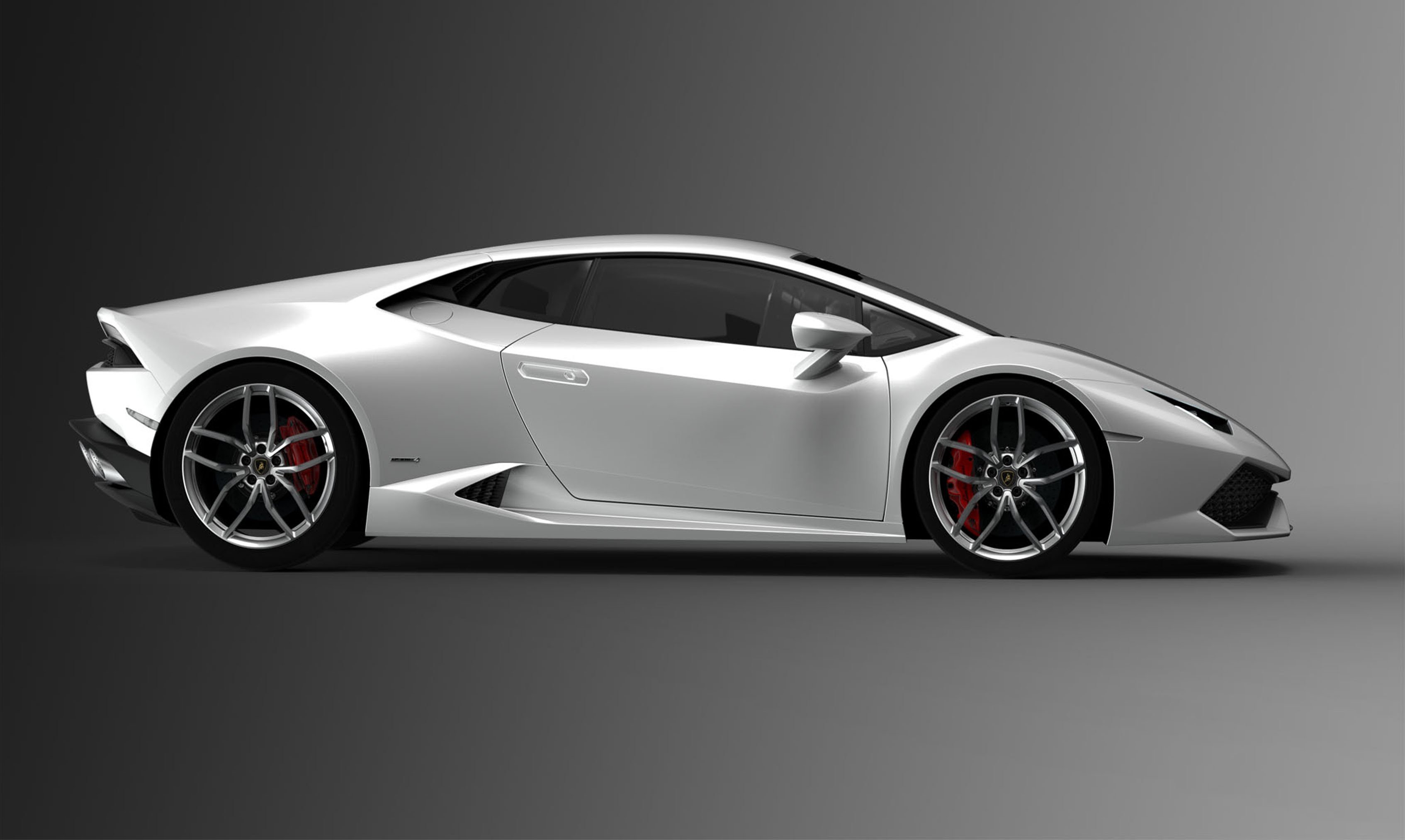 lamborghini, Huracan, Blanco, Italiano Wallpaper