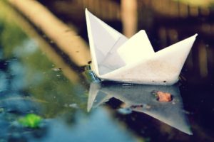 paper, Boat