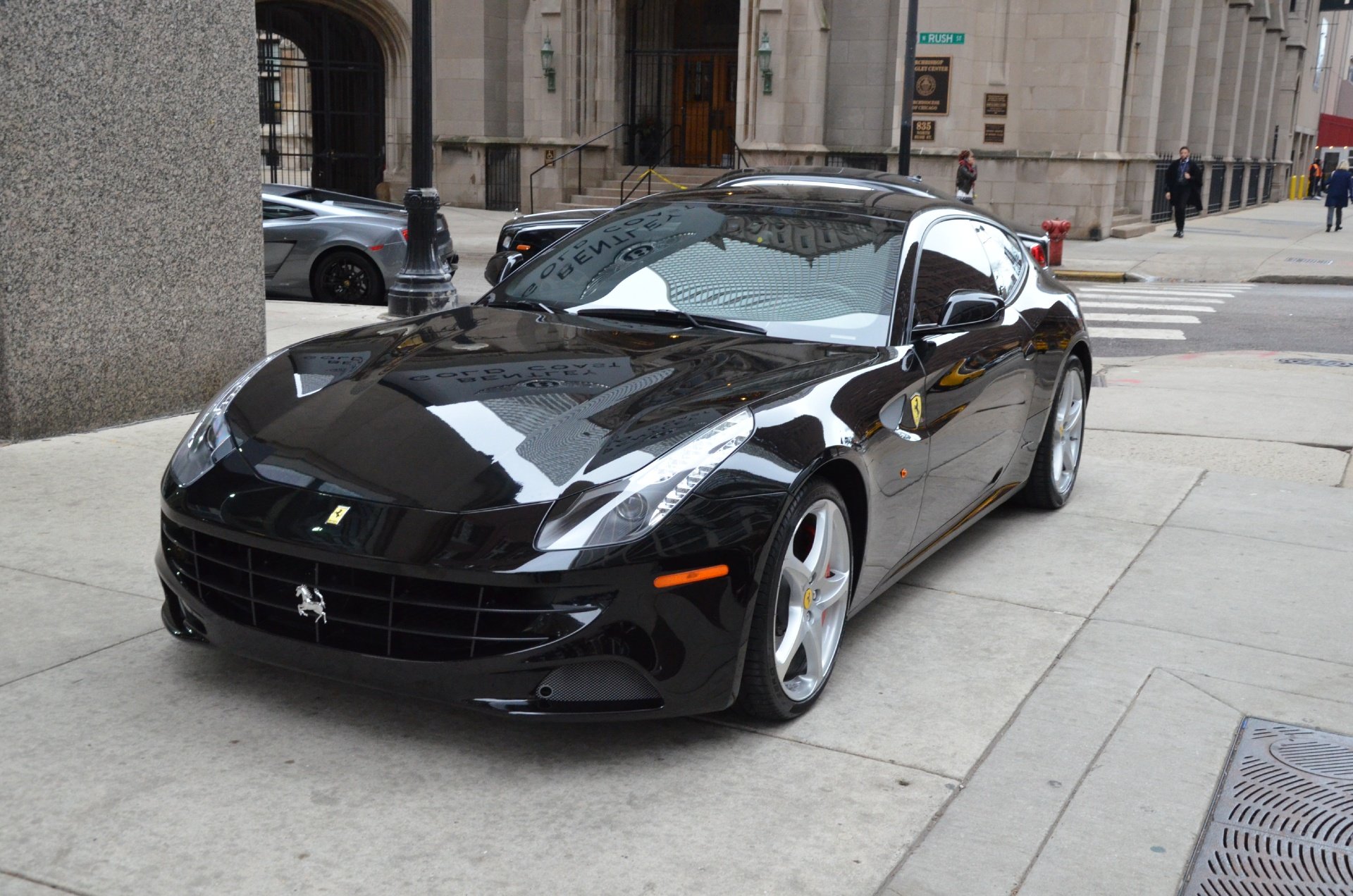 2013, Ferrari ff, Cars, Nero, Bkack Wallpaper