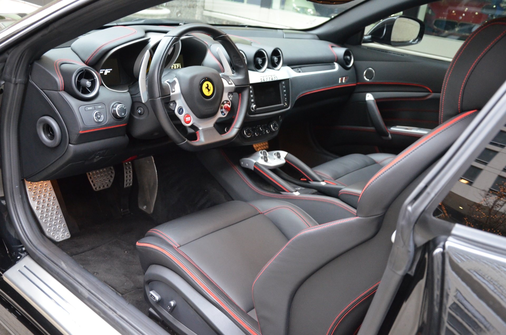 2013, Ferrari ff, Cars, Nero, Bkack Wallpaper