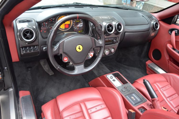 2006, Ferrari, F430, Spider, Convertible, Cars, Silver HD Wallpaper Desktop Background