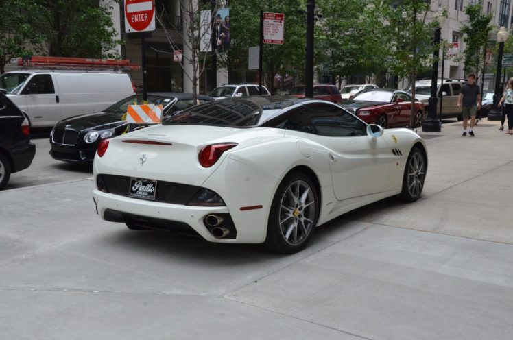 2012, Ferrari, California, Convertible, Cars, Bianco, Avus HD Wallpaper Desktop Background