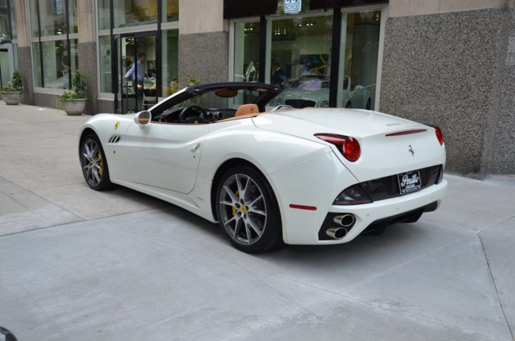 2012, Ferrari, California, Convertible, Cars, Bianco, Avus HD Wallpaper Desktop Background