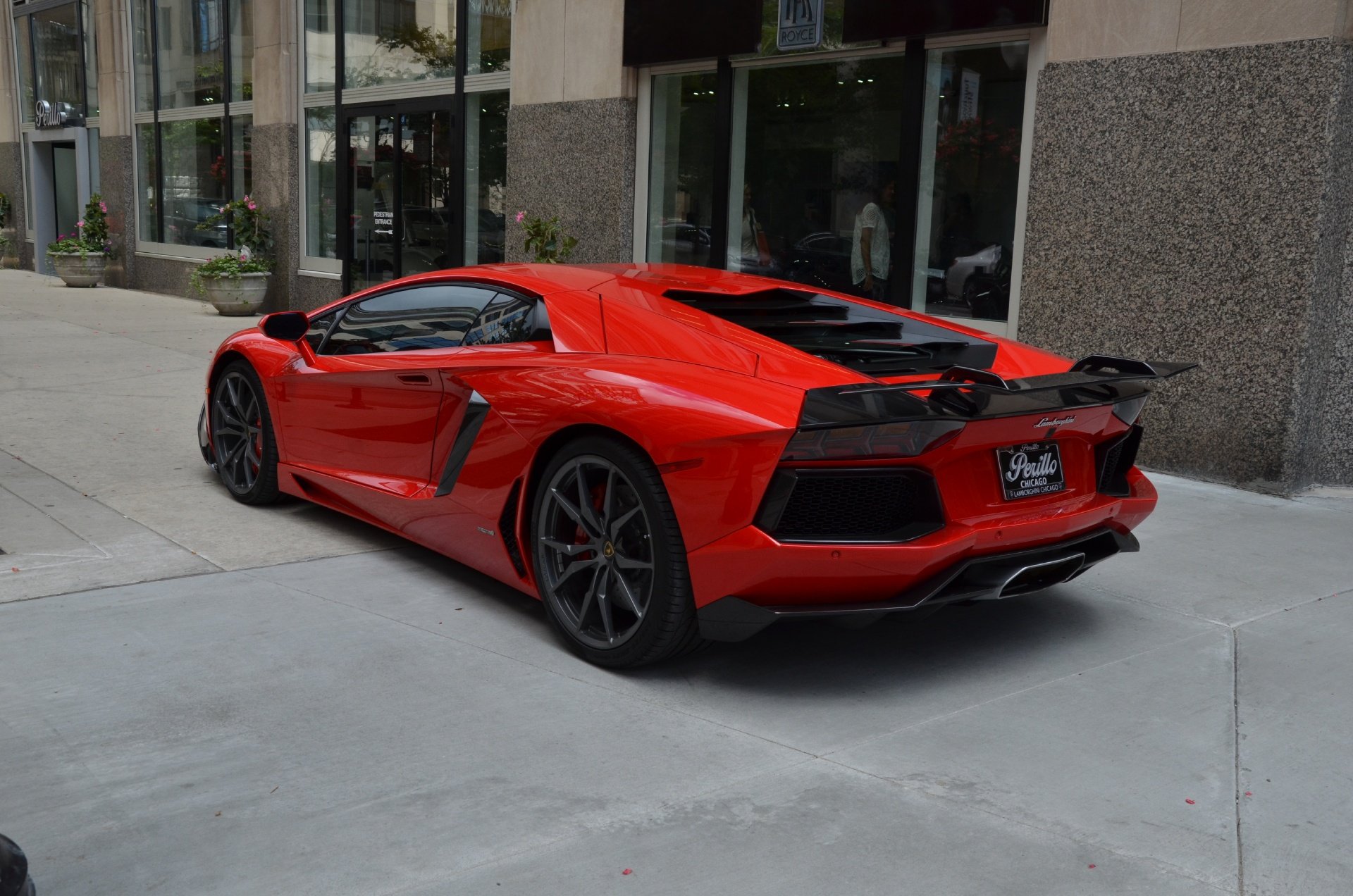 2014, Lamborghini, Aventador, Coupe, Cars, Rosso, Mars, Red Wallpaper