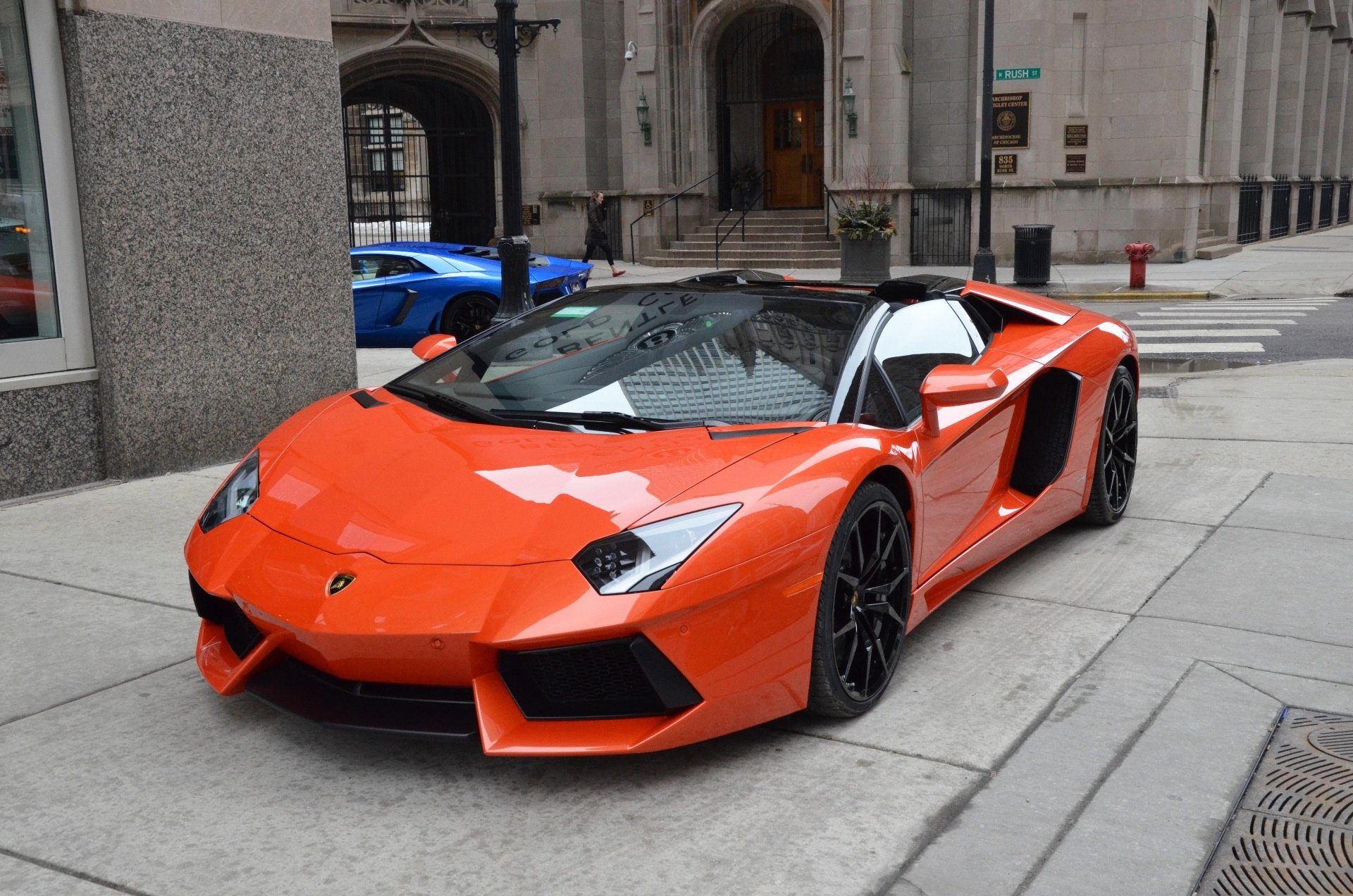 2014, Lamborghini, Aventador, Roadster, Cars, Arancio, Argos, Orange ...