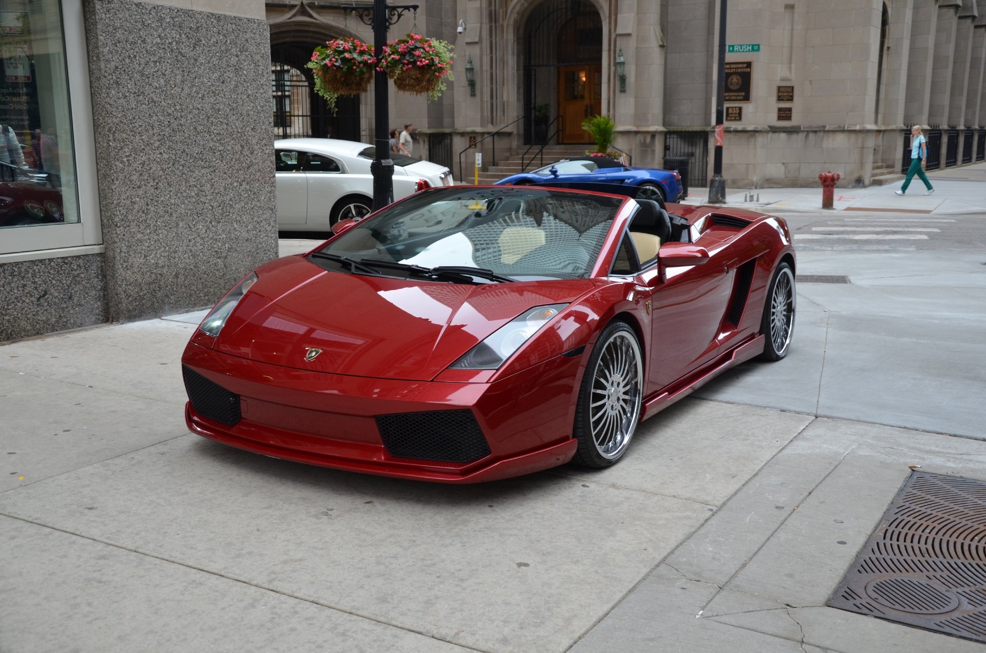 2007, Lamborghini, Gallardo, Spyder, Cars, Nero, Noctis, Red Wallpaper