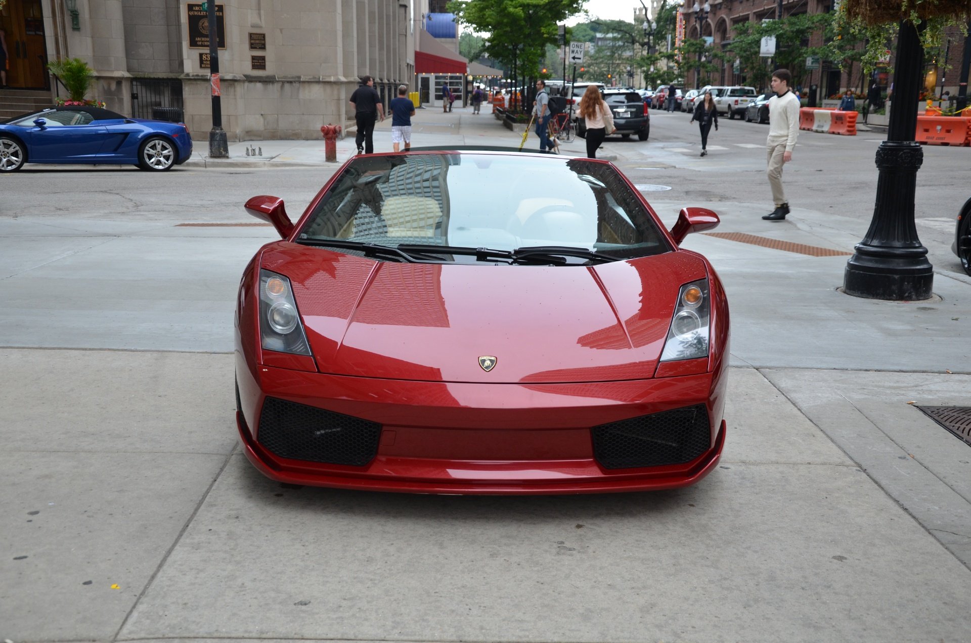 2007, Lamborghini, Gallardo, Spyder, Cars, Nero, Noctis, Red Wallpaper