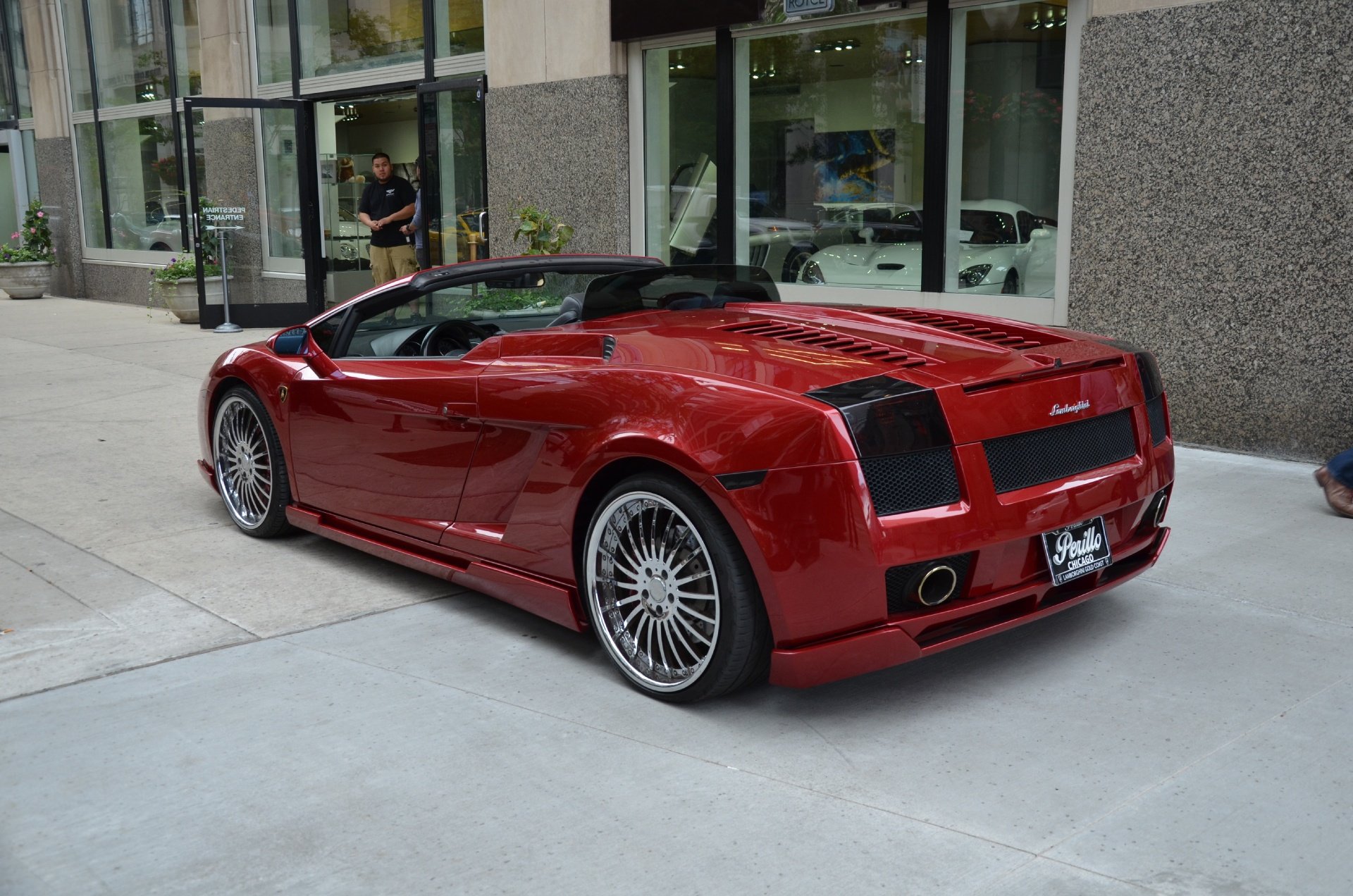 2007, Lamborghini, Gallardo, Spyder, Cars, Nero, Noctis, Red Wallpaper