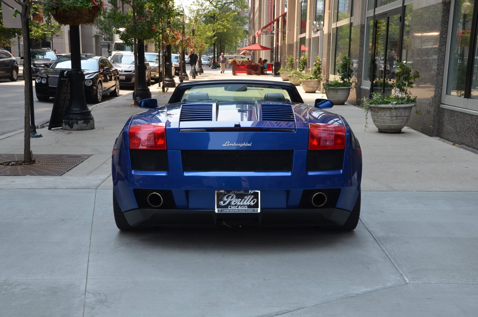 2006, Lamborghini, Gallardo, Spyder, Cars, Nero, Noctis, Blue Wallpaper