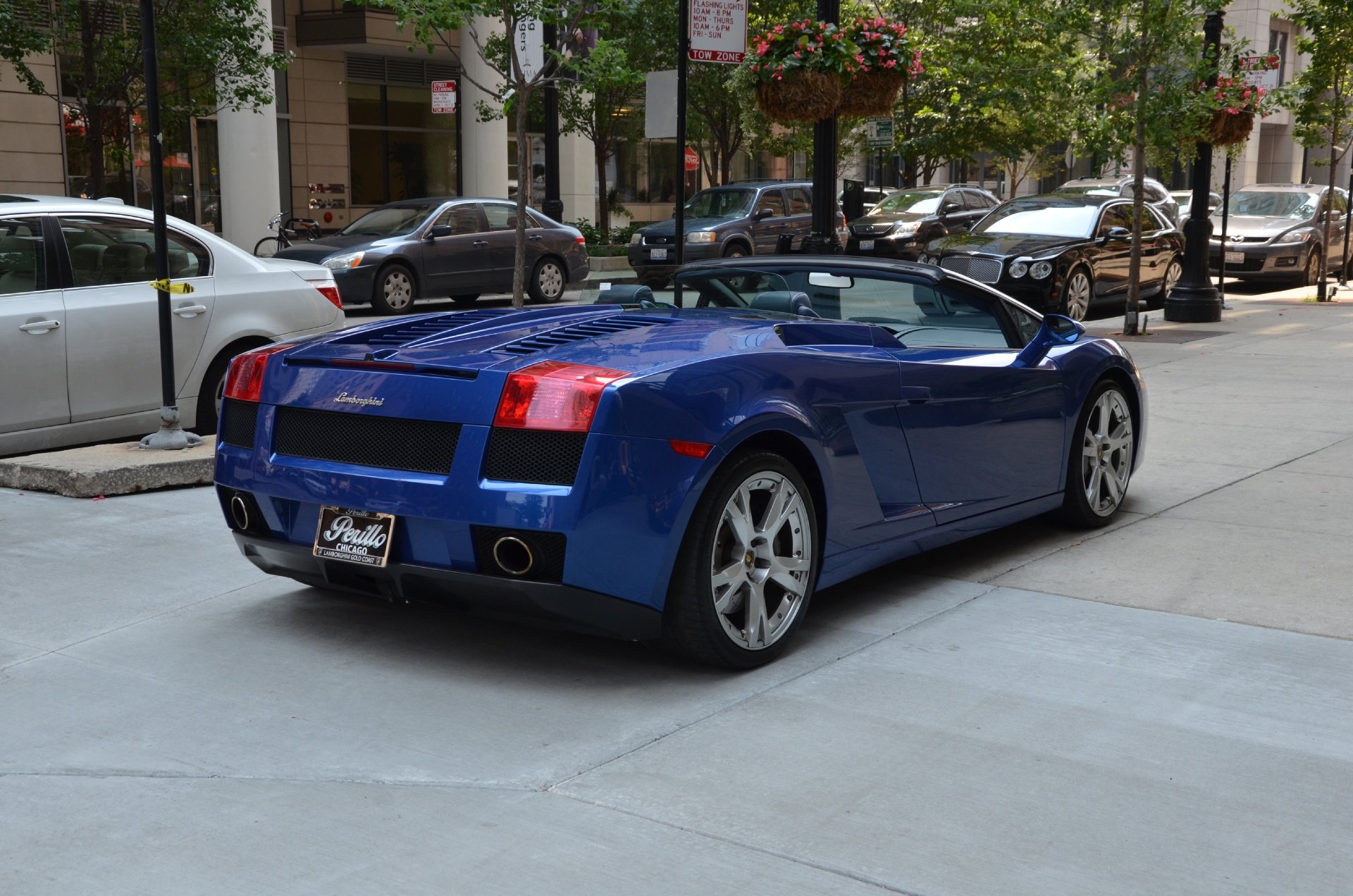 2006, Lamborghini, Gallardo, Spyder, Cars, Nero, Noctis, Blue Wallpaper