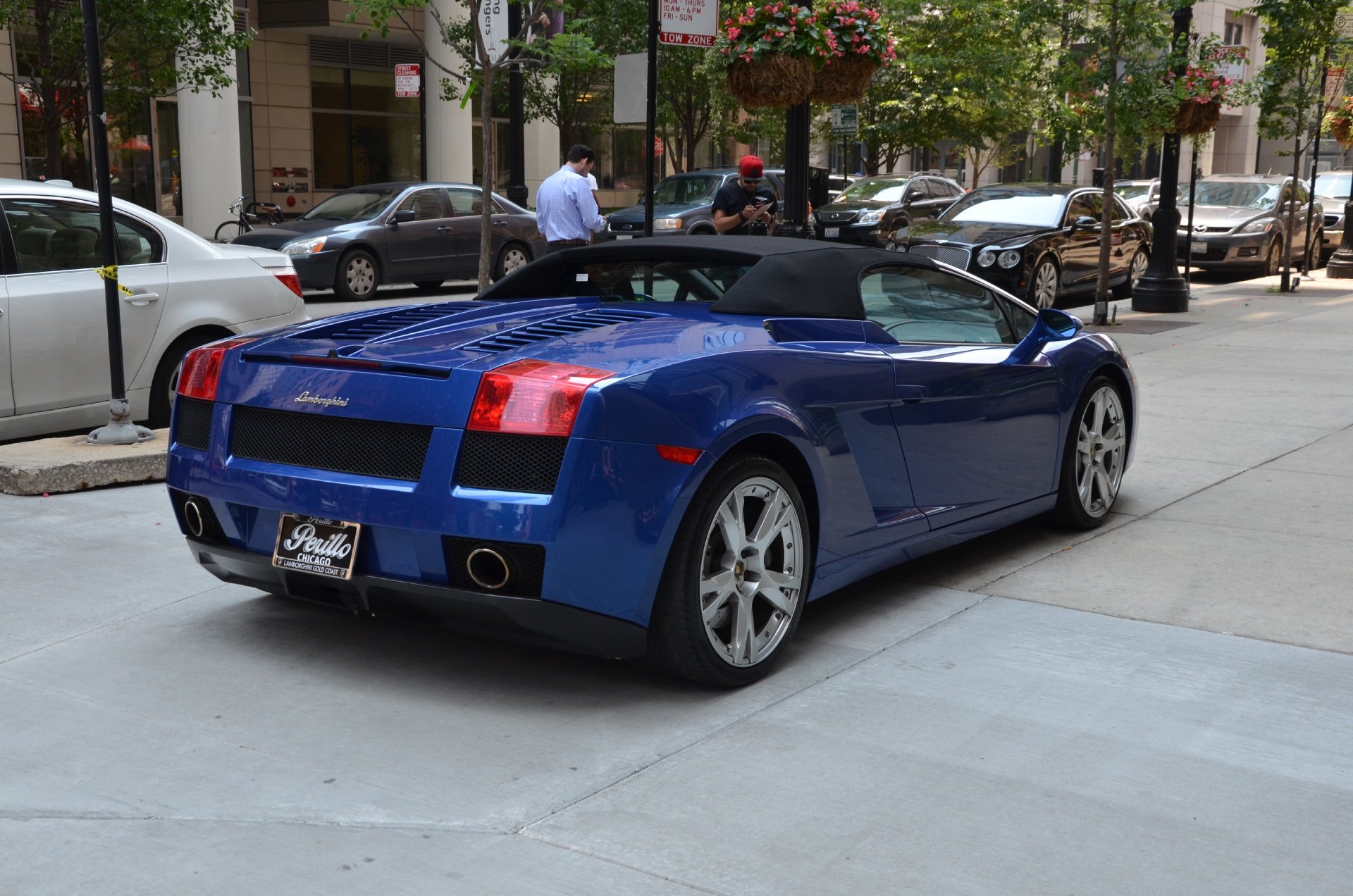 2006, Lamborghini, Gallardo, Spyder, Cars, Nero, Noctis, Blue Wallpaper