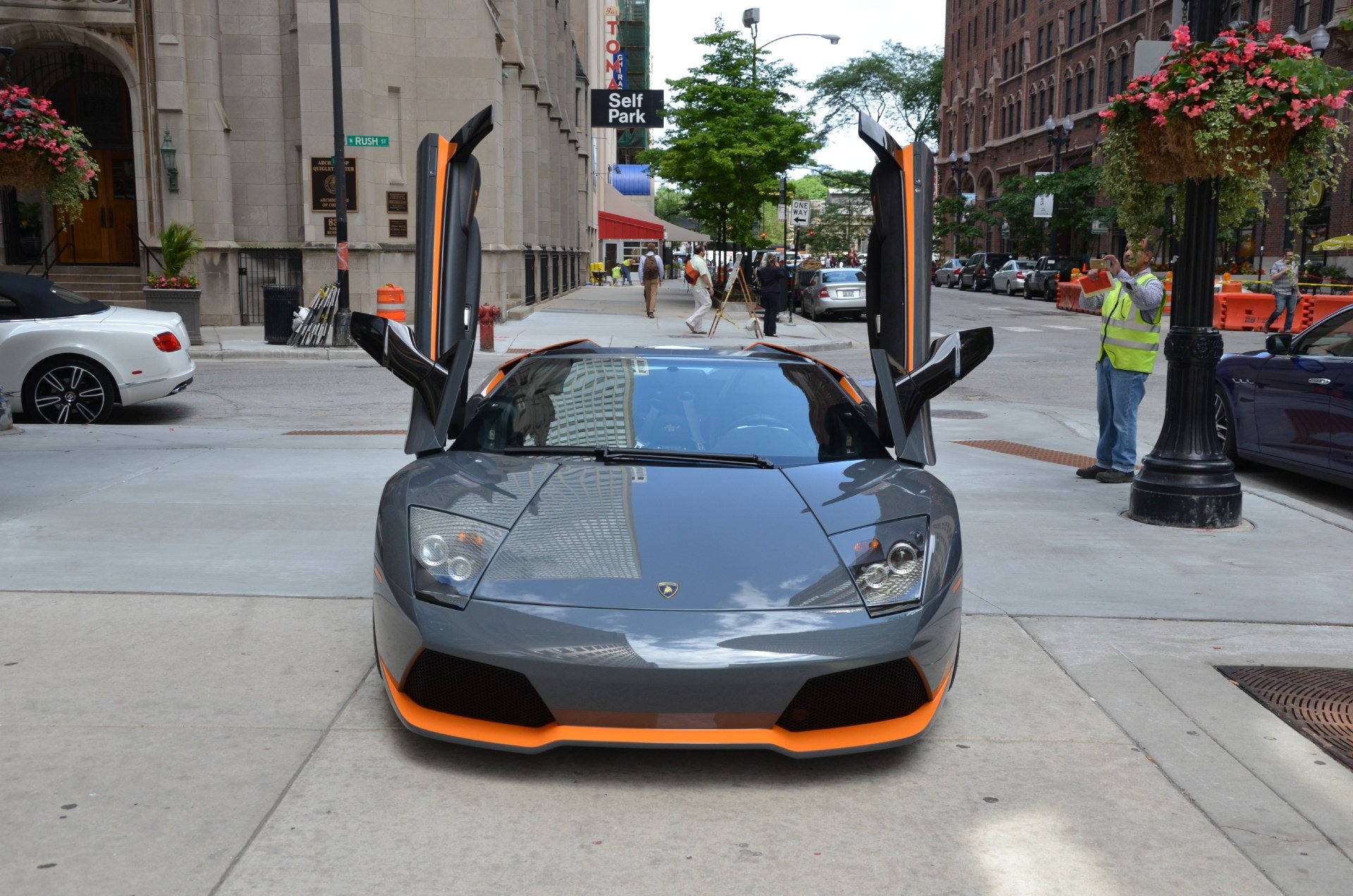 2010, Lamborghini, Murcielago, Roadster, Lp650, Roadster, Cars, Grigio, Telesto Wallpaper