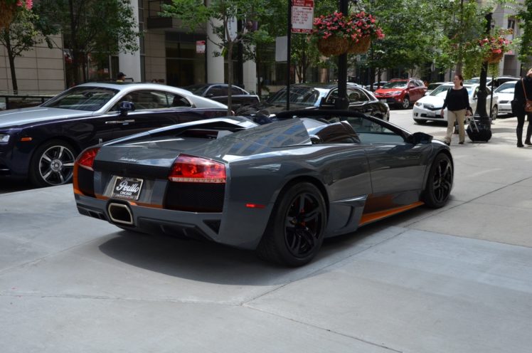 2010, Lamborghini, Murcielago, Roadster, Lp650, Roadster, Cars, Grigio, Telesto HD Wallpaper Desktop Background