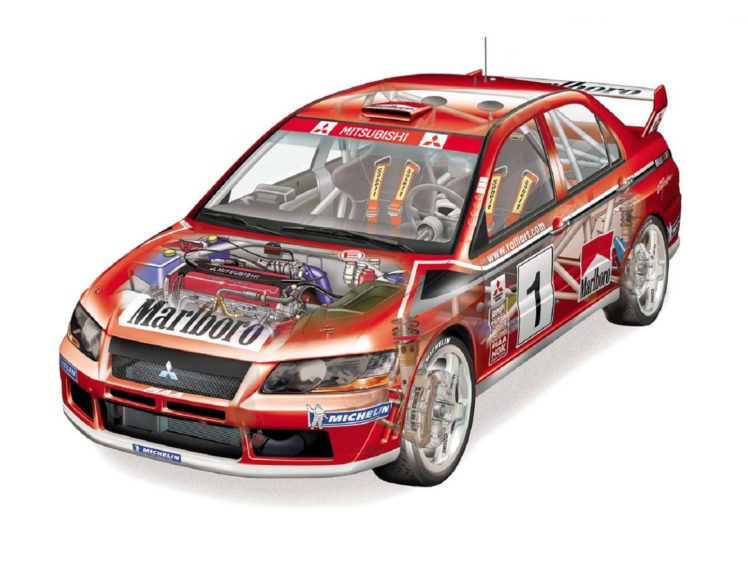 mitsubishi, Lancer, Evo, Vii, Wrc, Rally, Cars, 2001 HD Wallpaper Desktop Background