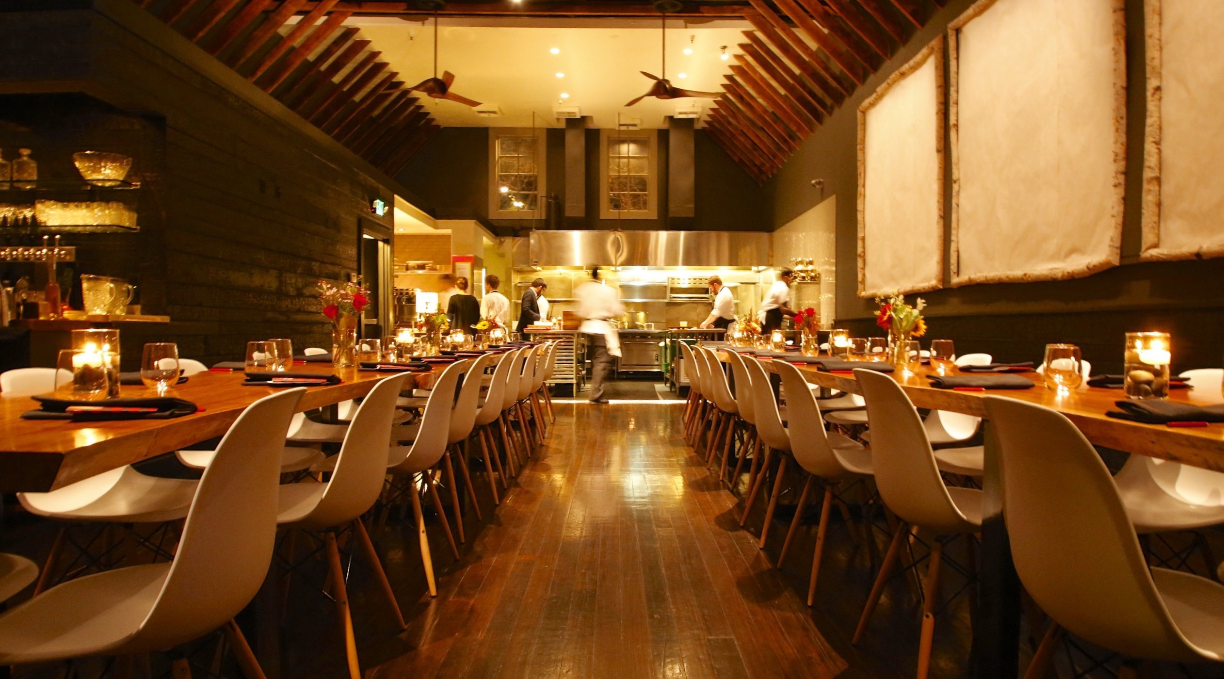 restaurant, Food, Architecture, Interior, Design, Room Wallpaper