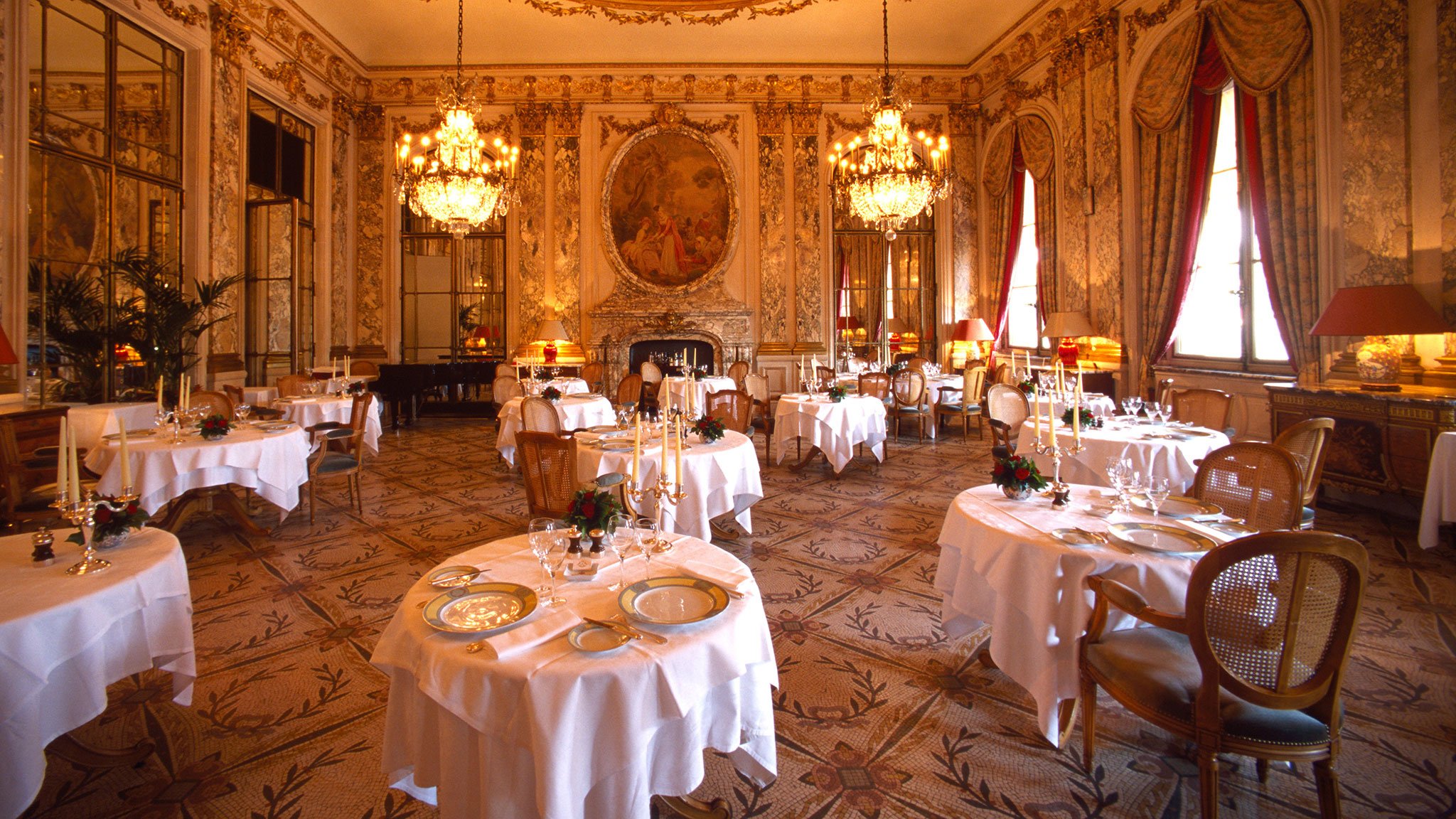 restaurant, Food, Architecture, Interior, Design, Room Wallpaper