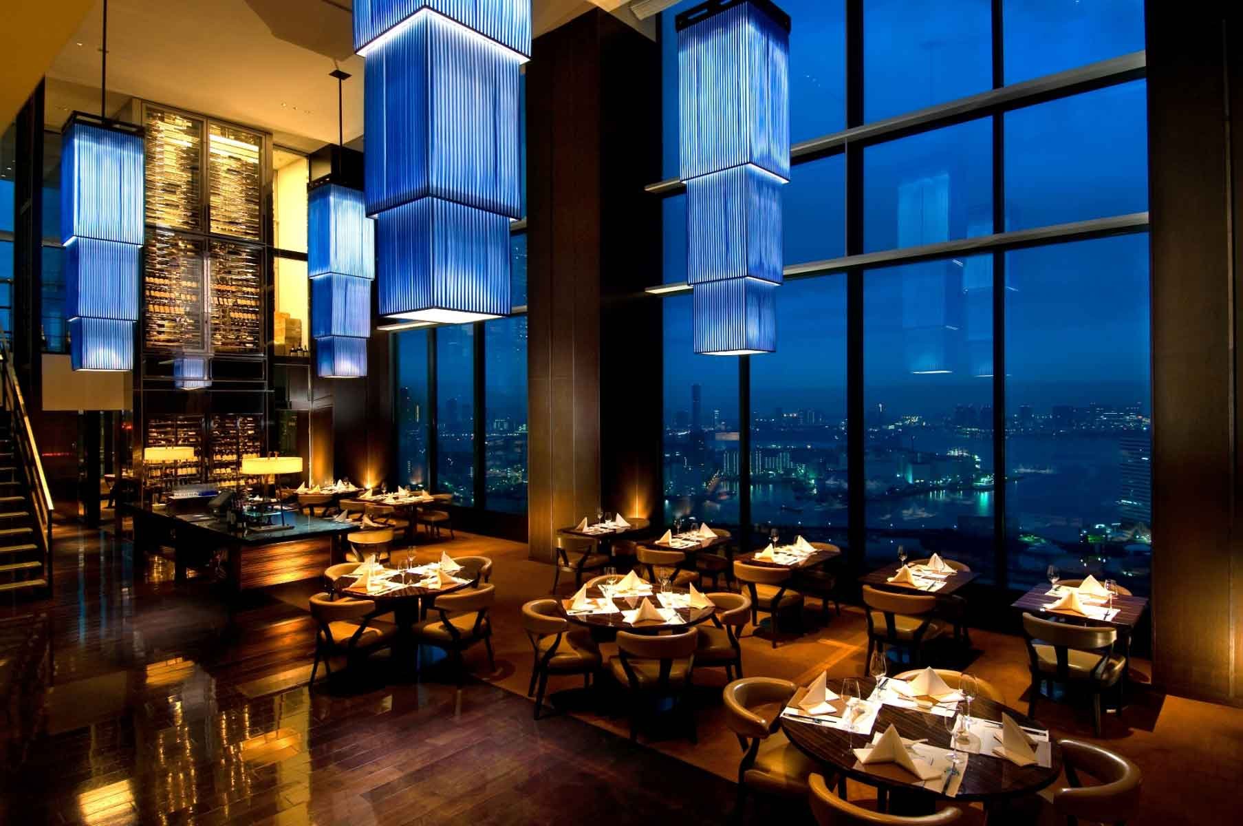 restaurant, Food, Architecture, Interior, Design, Room Wallpaper