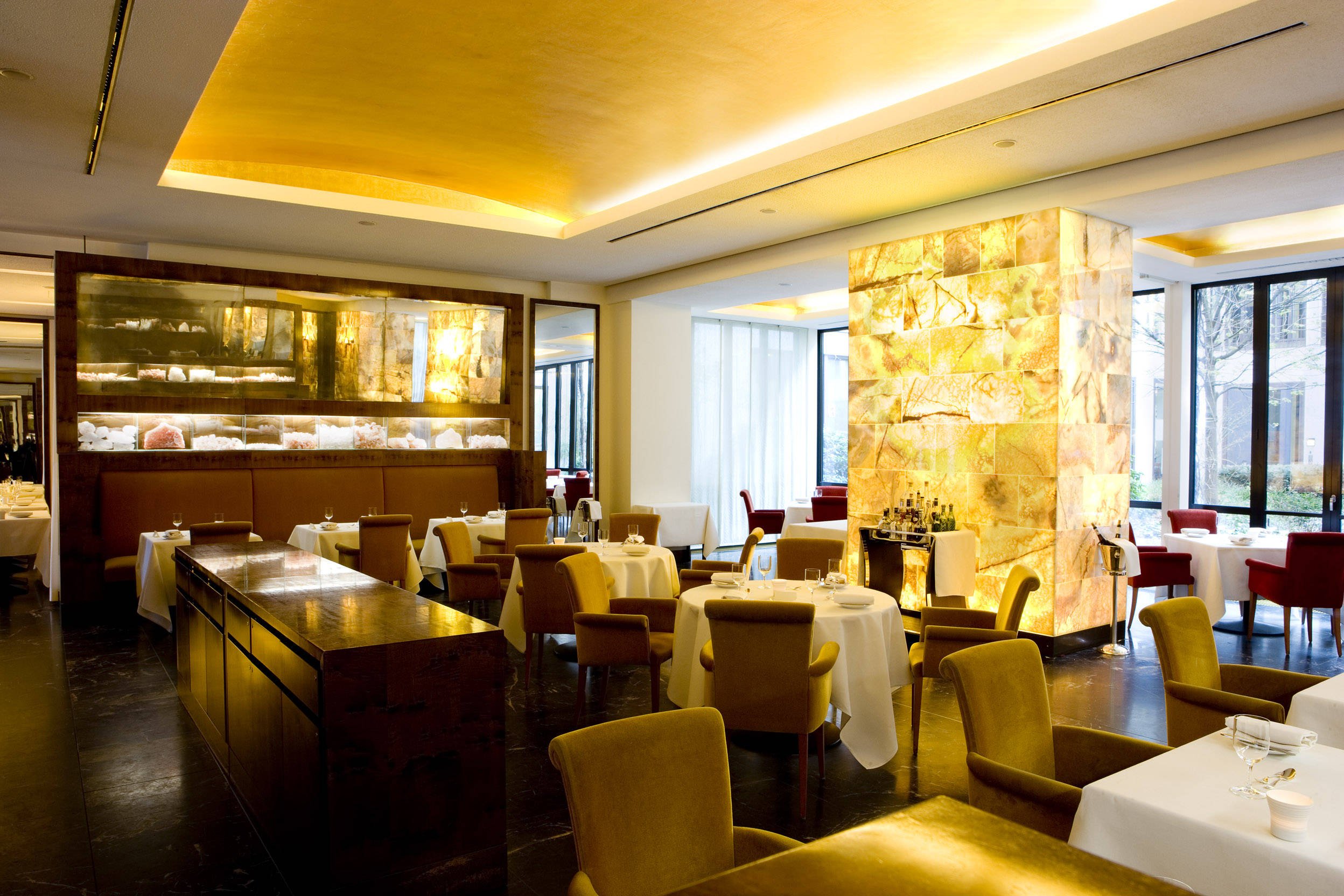 restaurant, Food, Architecture, Interior, Design, Room Wallpaper