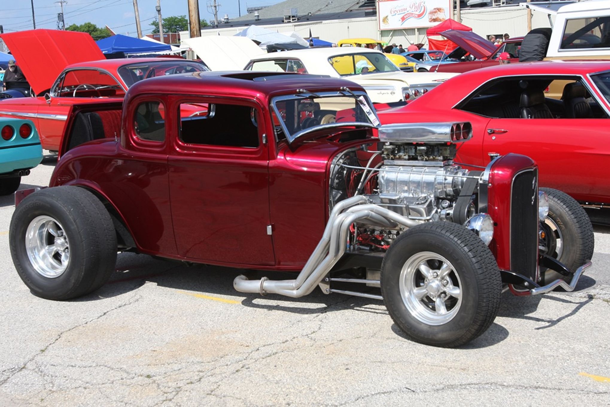 1932, Ford, Coupe, Five, Window, Hot, Rod, Hotrod, Pro, Street, Drag, Usa,  01 Wallpaper