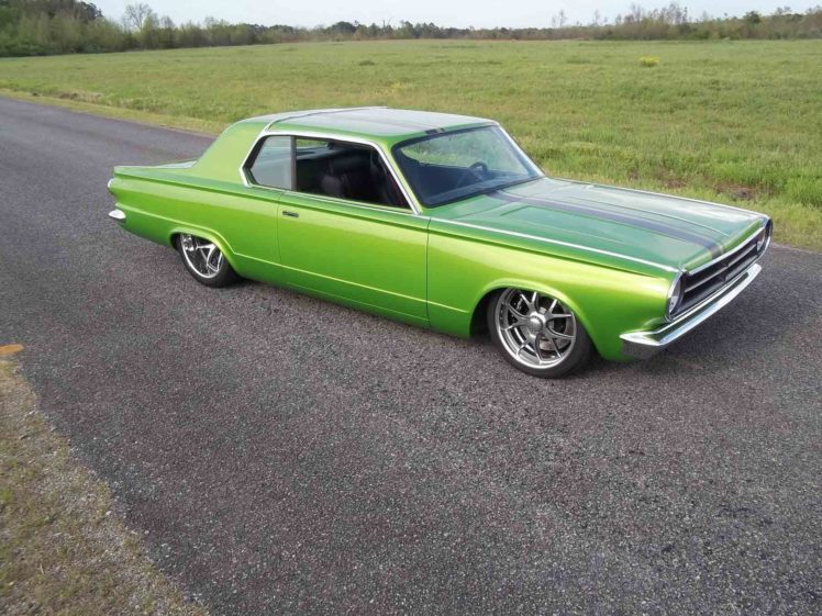 1965, Dodge, Dart, Coupe, Hardtop, Street, Machine, Pro, Touring, Green, Usa,  08 HD Wallpaper Desktop Background