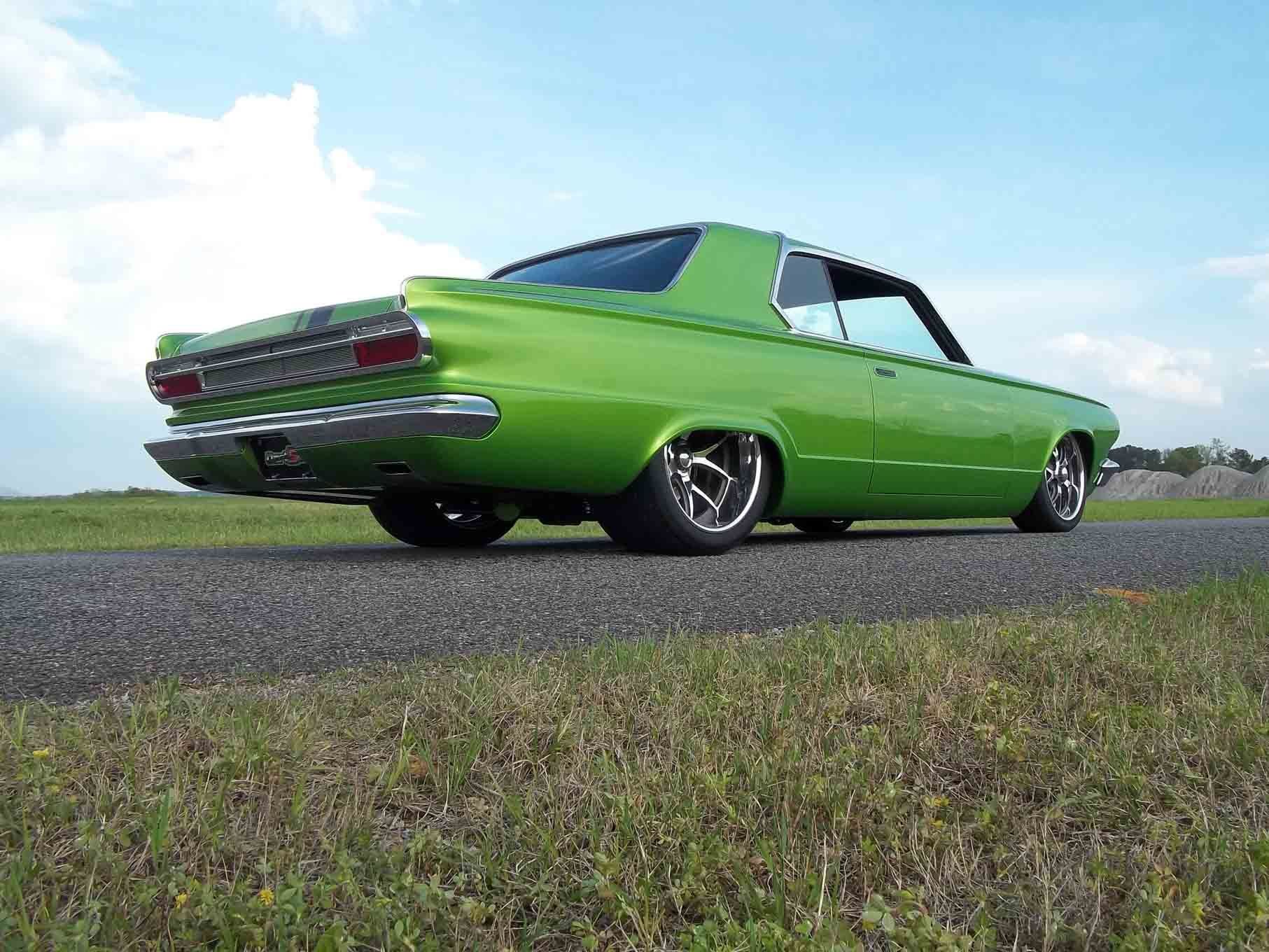 1965, Dodge, Dart, Coupe, Hardtop, Street, Machine, Pro, Touring, Green, Us...