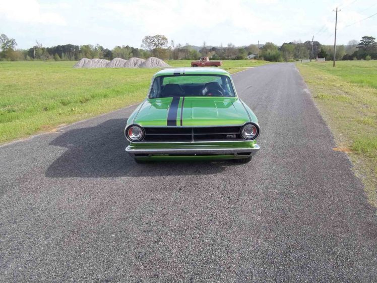 1965, Dodge, Dart, Coupe, Hardtop, Street, Machine, Pro, Touring, Green, Usa,  16 HD Wallpaper Desktop Background